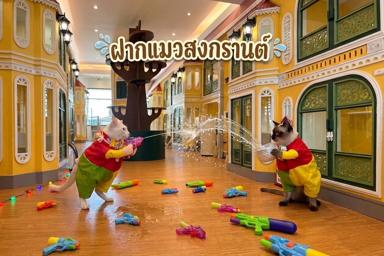 ฝากแมวปีใหม่ ฝากแมวสงกรานต์ โรงแรมแมวช่วงเทศกาล Wimanmeow Cat Hotel