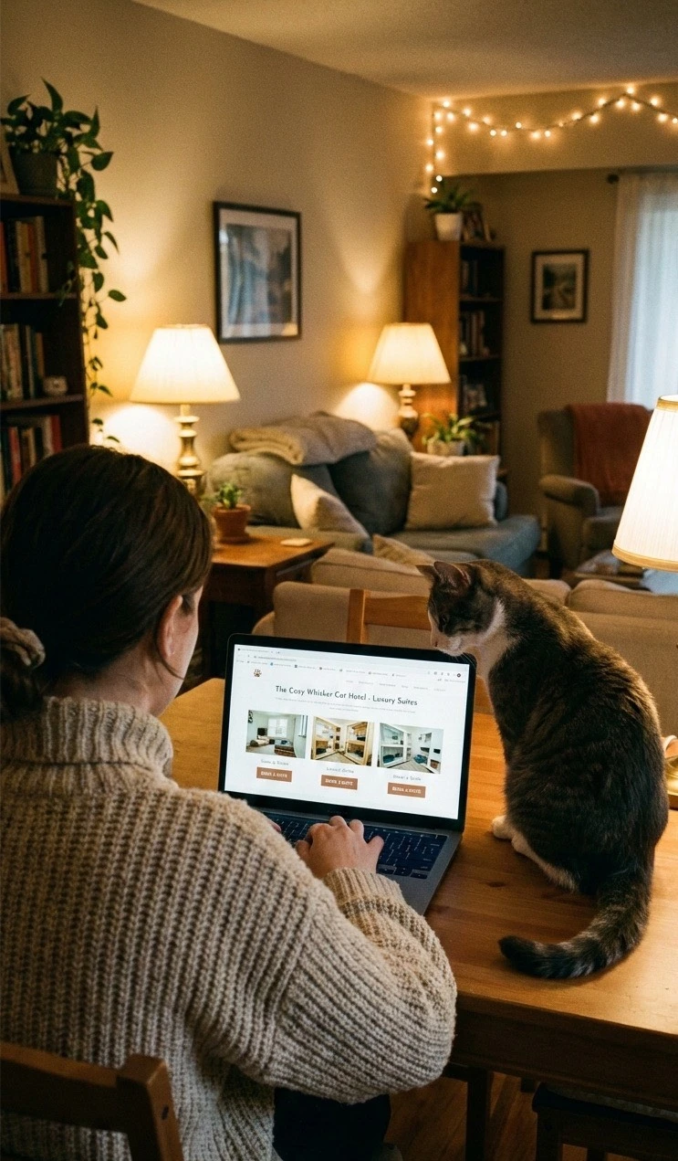 เลือกโรงแรมแมว ปี 2025 ห้องพักแมวปลอดภัย สะอาด เหมาะสำหรับฝากแมว